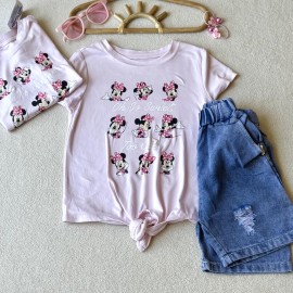 تیشرت دخترانه بچگانه طرح میکی موس