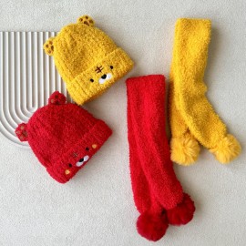 شال و کلاه  حوله ای بچگانه وارداتی کد 3170
