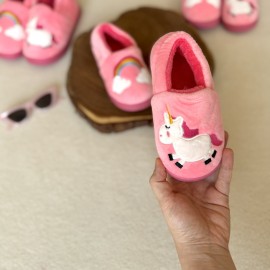 اسلیپر بچگانه دخترانه  وارداتی نرم با کیفیت عالی (صورتی)