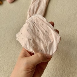 جوراب شلوار بچگانه صورتی کمرنگ برند السی وایکیکی ترکیه مناسب ۱-۲ سال