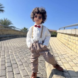 ست ۴ تیکه پسرانه مجلسی مناسب ۱ تا ۵ سال